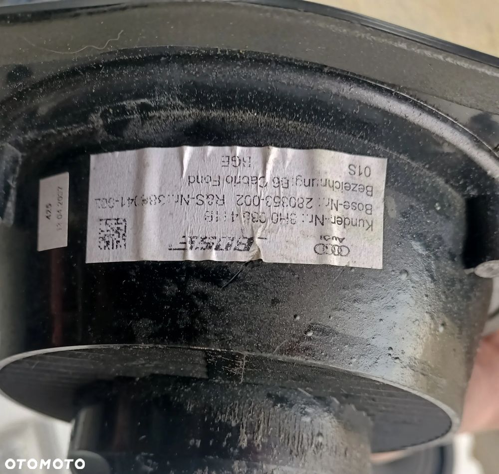 NAGŁOŚNIENIE BOSE -4X GŁOŚNIK ,WZMACNIACZ ,KRATKI -AUDI A3/8P - 11