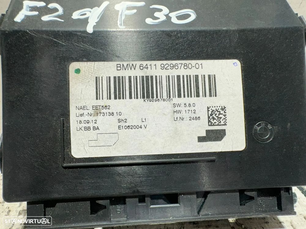 .Modulo Controlo Climatronic Sofagem Digital Ar Condicionado AC BMW 9296780 2009 - 2019 - 7