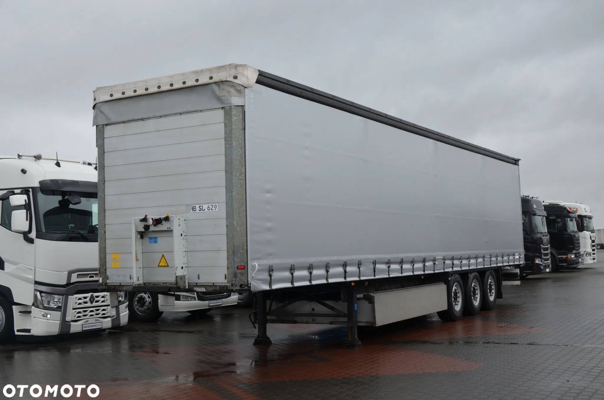 Schmitz Cargobull 09.2018 OŚ PODNOSZONA KOSZ PALETOWY CODE XL OCYNK 5420 - 1