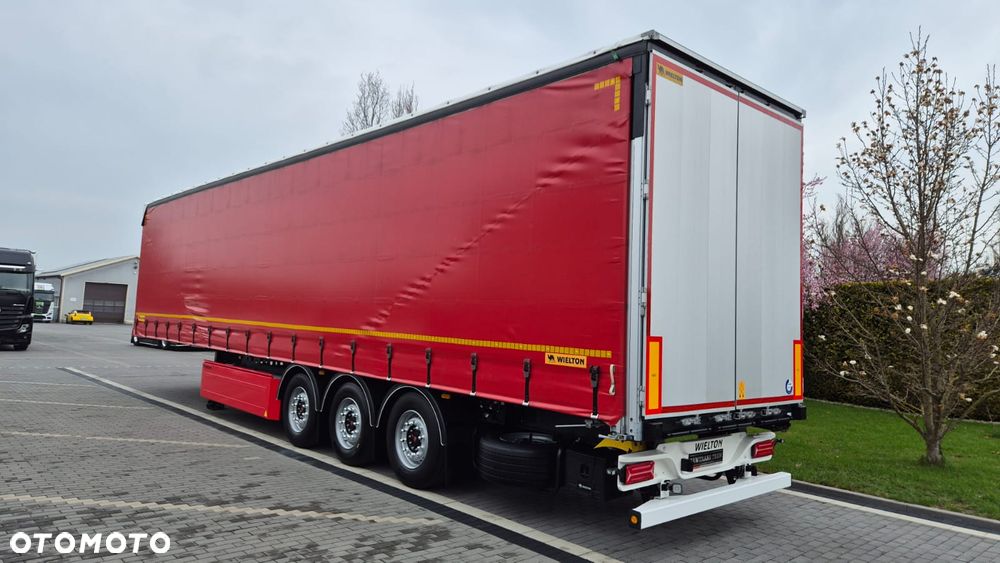 Wielton NACZEPA///FIRANKA///WIELTON///2023///WYSOKOŚĆ 2.82///DACH PODNOSZONY///CERTYFIKAT XL///OŚ PODNOSZONA///KOSZ PALETOWY///STAN BARDZO DOBRY - 4
