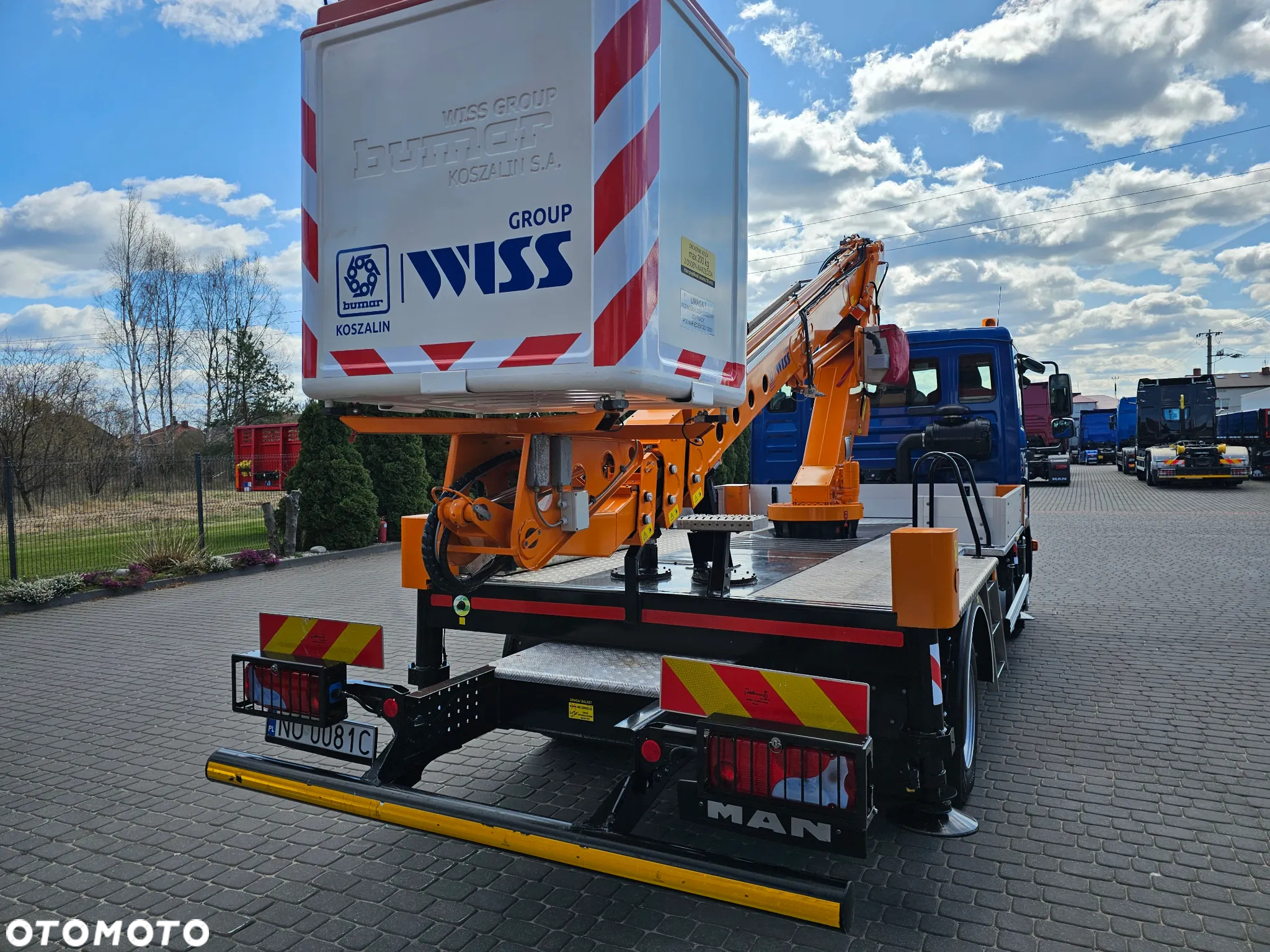 MAN TGL 8.180 ZWYŻKA PODNOŚNIK KOSZOWY 21m - 22