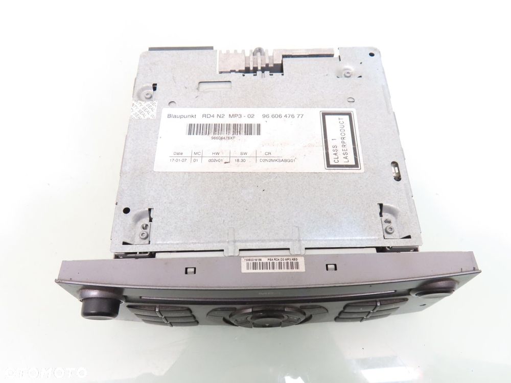 RADIO PEUGEOT 407 SW (6E_) 9660647677 - 6