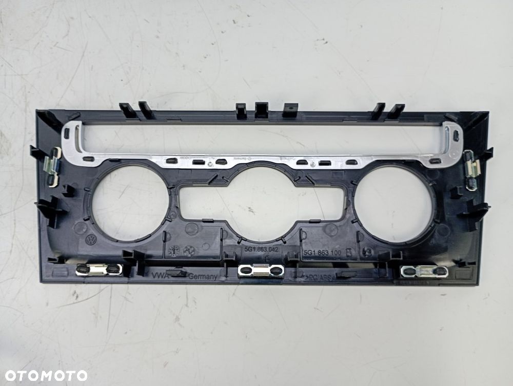 ramka obudowa licznika panelu nawiewu radia osłona vw golf VII 7 5G1863100 5G1819743 5G0857059 - 9