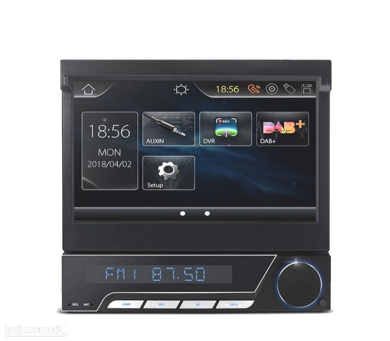 AUTO RADIO GPS UNIVERSAL 1 DIN ECRA TACTIL DE 7" ANDROID 32GB ROM + 2GB DDR3 RAM - 9