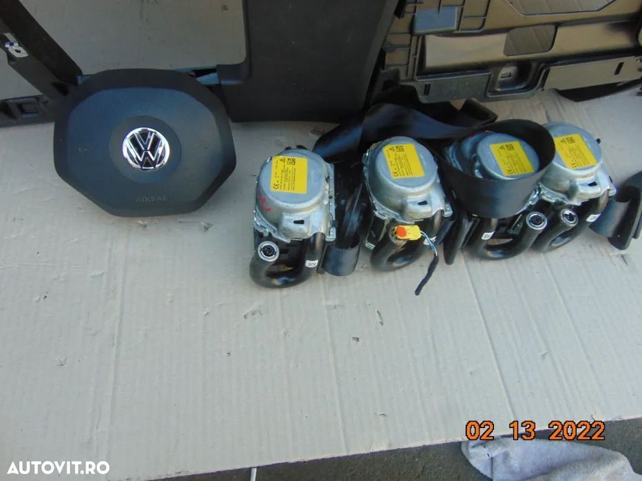 Plansa Bord VW t-Roc 2016 prezent airbag sferb pasager centuri - 3