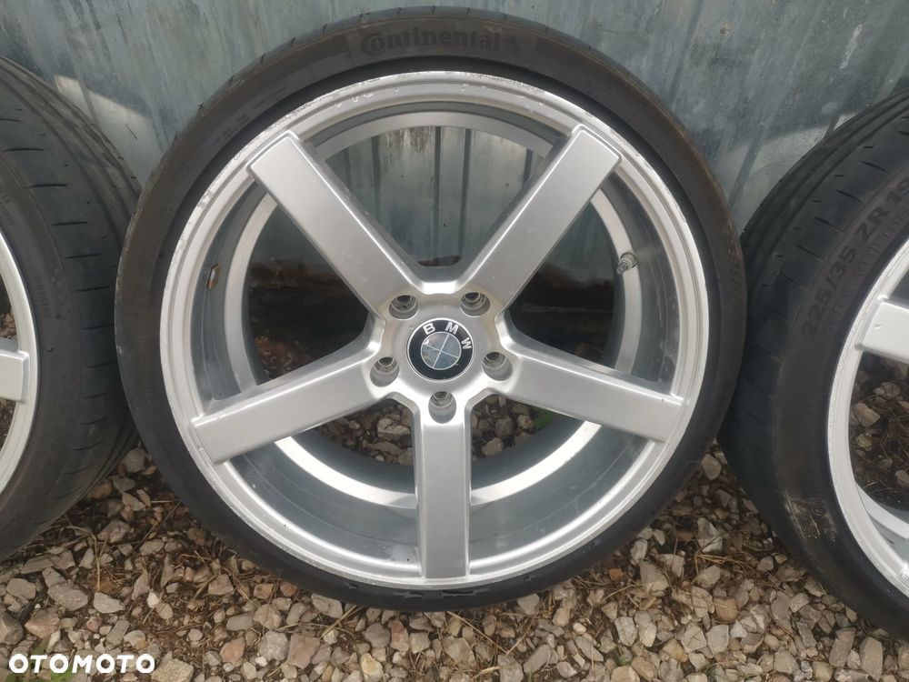 KOŁA FELGI ALUMINIOWE ALUFELGI BMW R19 5X120 BMW E90 E46 F30  ORYGINAŁ VIA 8,5 Jx ET35 OPONY CONTINENTAL SPORTCONTACT 6 2X 225/35 2X 245/30 - 5