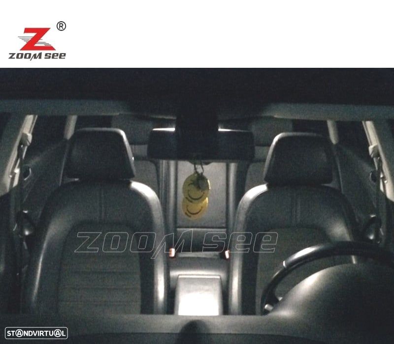 KIT COMPLETO DE 21 LÂMPADAS LED INTERIOR SKODA FABIA SEDAN MK2 MKII 3T4 09-15 - 3