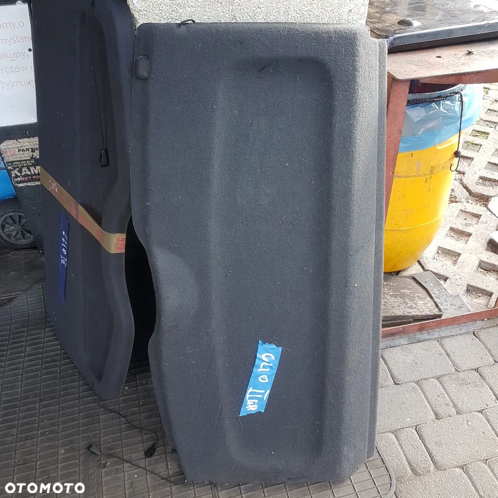 półka tylna wykładzina bagażnika blenda klapy  renault clio III 3 II 2 - 9