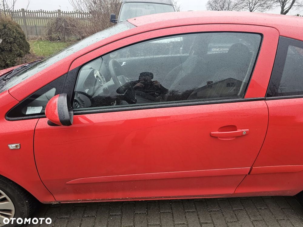 drzwi lewe przód kompletne opel corsa d 3d kod lakieru z547 - 1