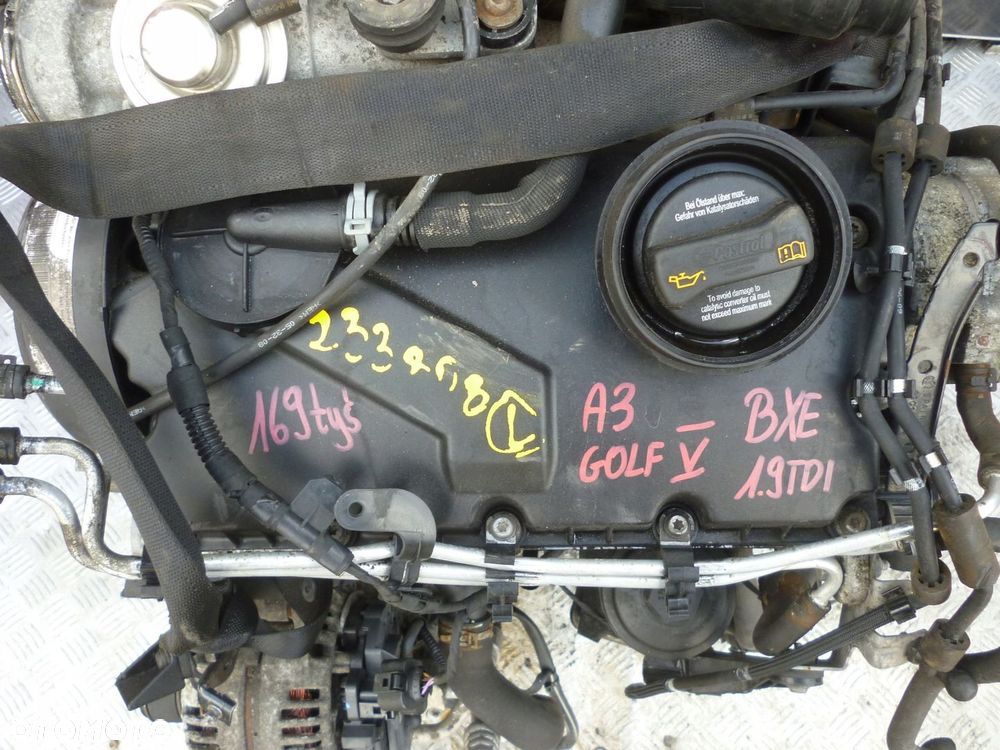 SILNIK KOMPLETNY VW GOLF V AUDI A3 1.9 TDI BXE 169 TYS - 2