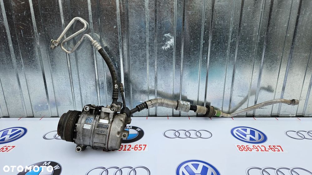 BMW 5 E39 2.0i Sprężarka klimatyzacji Kompresor klimy 447220-8026  DENSO  Przewody - 1