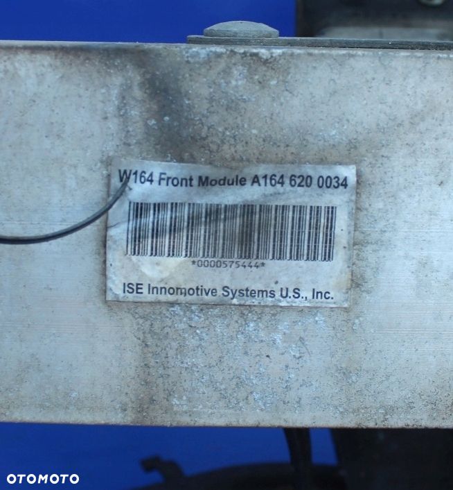 Pas przedni wzmocnienie czołowe belka zderzaka okulary Mercedes ML W164 Lif - 11
