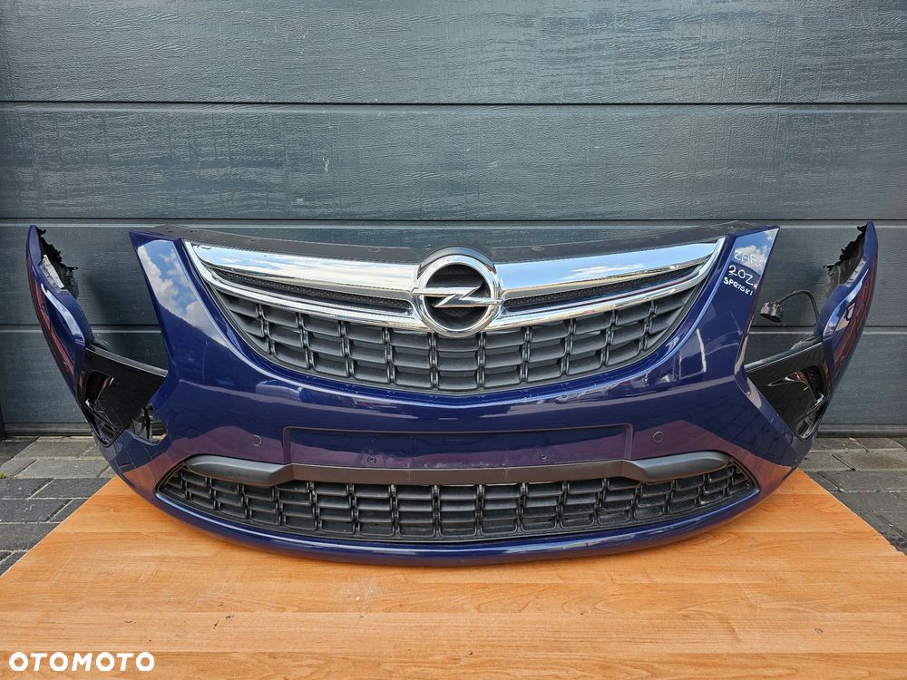 ZDERZAK PRZÓD PRZEDNI PRZED LIFT OPEL ZAFIRA C 20Z SPRYSKI PDC KOMPLETNY ATRAPA EUROPEJSKA - 1