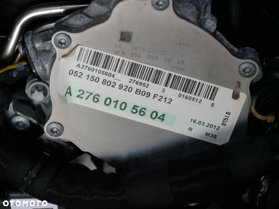 SILNIK MERCEDES E350 W212 3.5 V6 12' 276952  FILM - 6