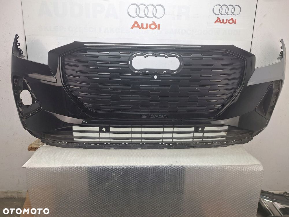 ZDERZAK AUDI Q4 89A E-TRON 2021-2024 ORYGINAŁ OE GRILL DYFUZOR KRATKA - 1