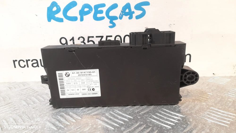 CENTRALINA CONTROL INGNIÇÃO BMW SERIE 3 E90 61359147195 9147195 5WK49513MBR SERIE 3 E91 E92 COUPE E93 CABRIO X1 E84 SERIE 1 E81 E82 COUPE E87 E88 CABRIO X3 F25 Z4 E89 - 1