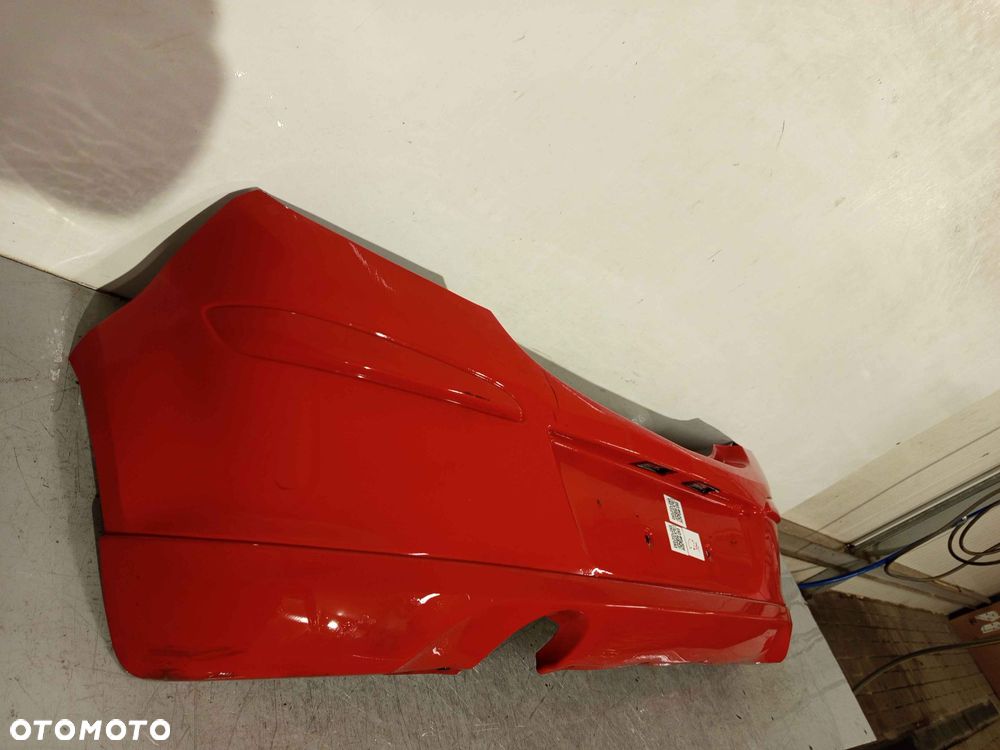 ^ ZDERZAK TYŁ TYLNY OPEL CORSA D Y547 CZERWONY 3D 3 DRZWI HB DOKŁADKA ! - 3