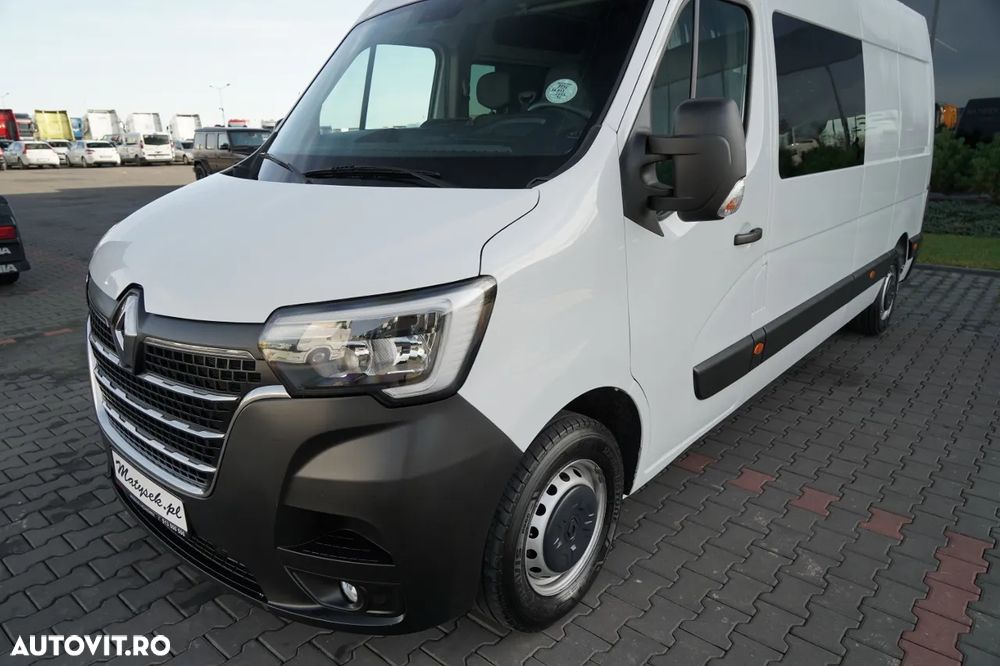 Renault MASTER / TABLĂ / FUGOANĂ / CABINĂ MIXĂ 7 LOCURI / CAROSERIE / RAFTURI - 9