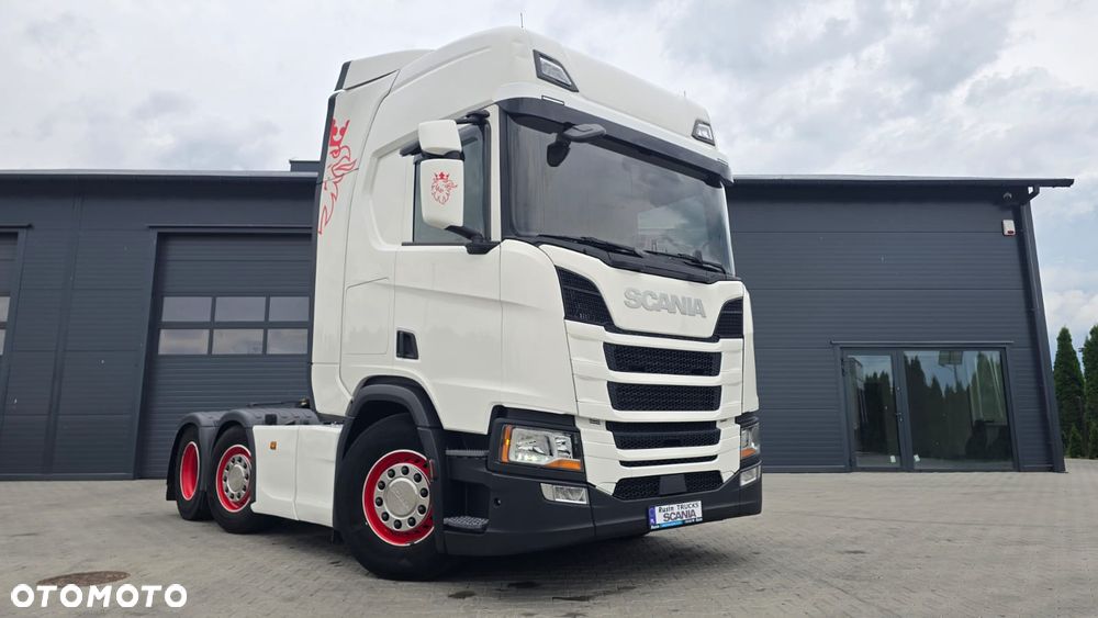 Scania Scania R500 bez EGR 6x2 pusher retarder full air 2 zbiorniki super stan świeży import! - 11