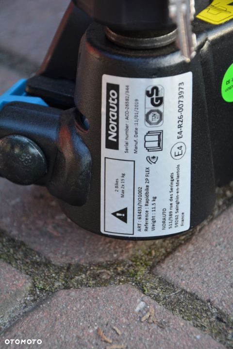 UCHWYT ROWEROWY na hak Norauto Rapidbike 2P Flex  na 2 rowery Składany - 5