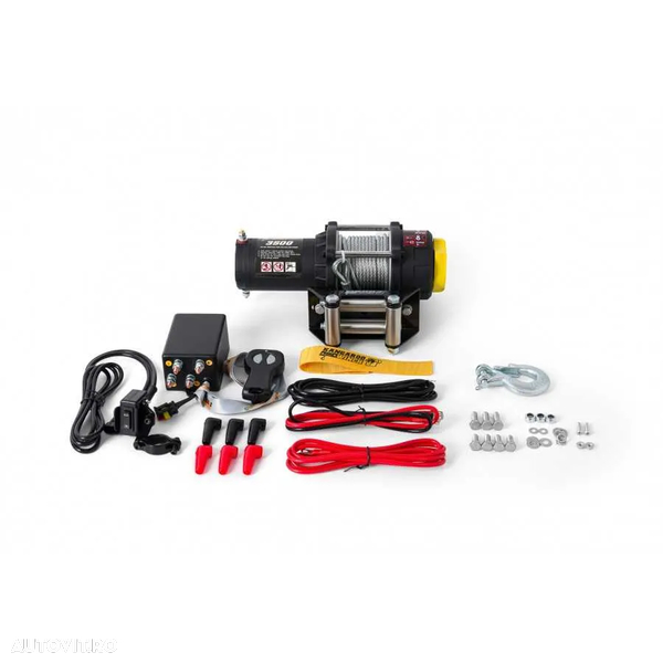 Troliu KANGAROOWINCH K3500 (trage 1588 kg), cablu otel