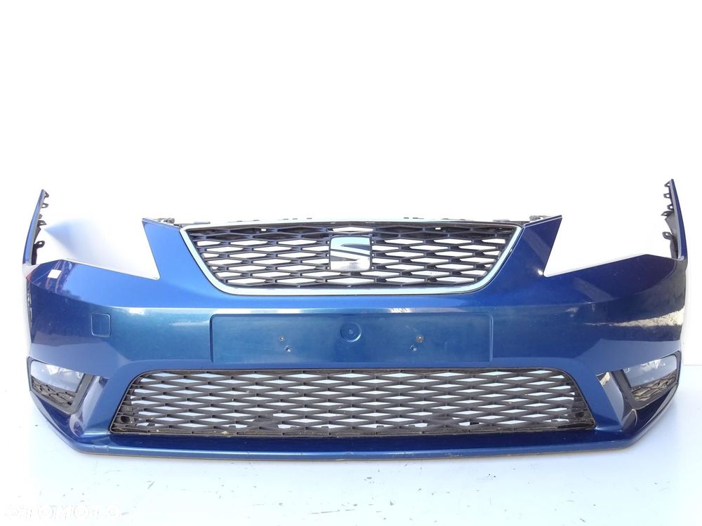 ZDERZAK PRZÓD PRZEDNI + ATRAPA + HALOGENY LW5P SEAT LEON III 5F 12-17r - 1