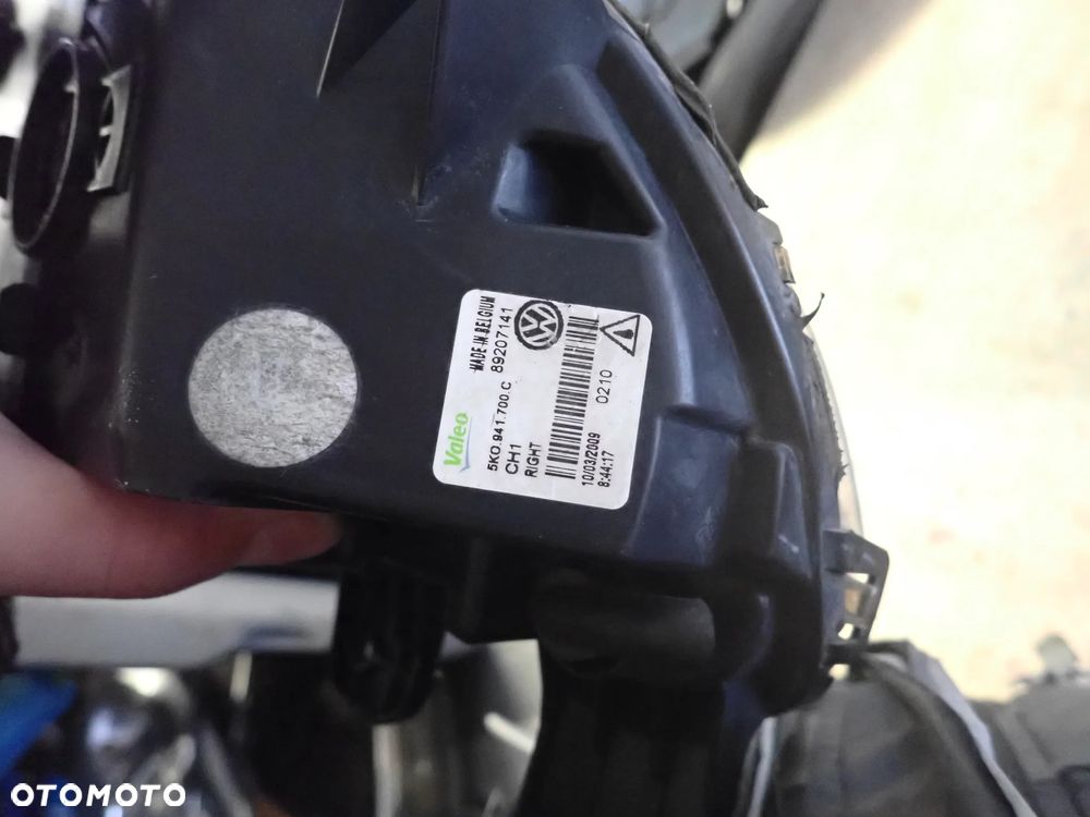 VOLKSWAGEN GOLF VI GTI GTD HALOGEN LAMPA PRZECIWMGIELNA PRAWY PRZÓD 5K0941700C - 5