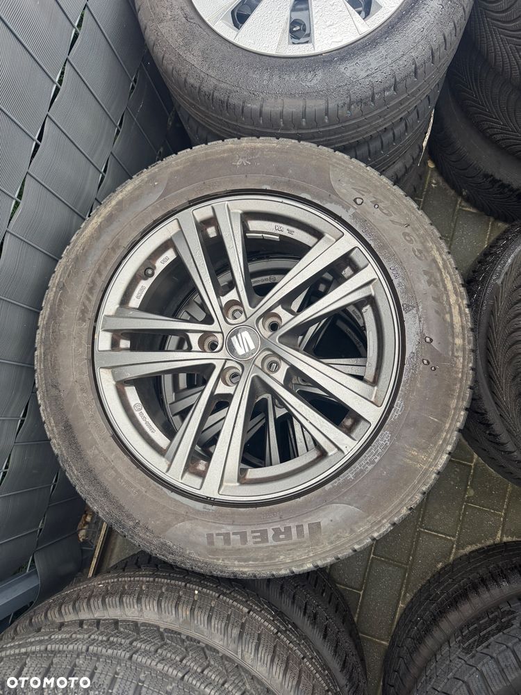 Alu 17 Seat .Stan BDB. SE027017.Opony zimowe Pirelli Scorpion 215/65/17 - 10