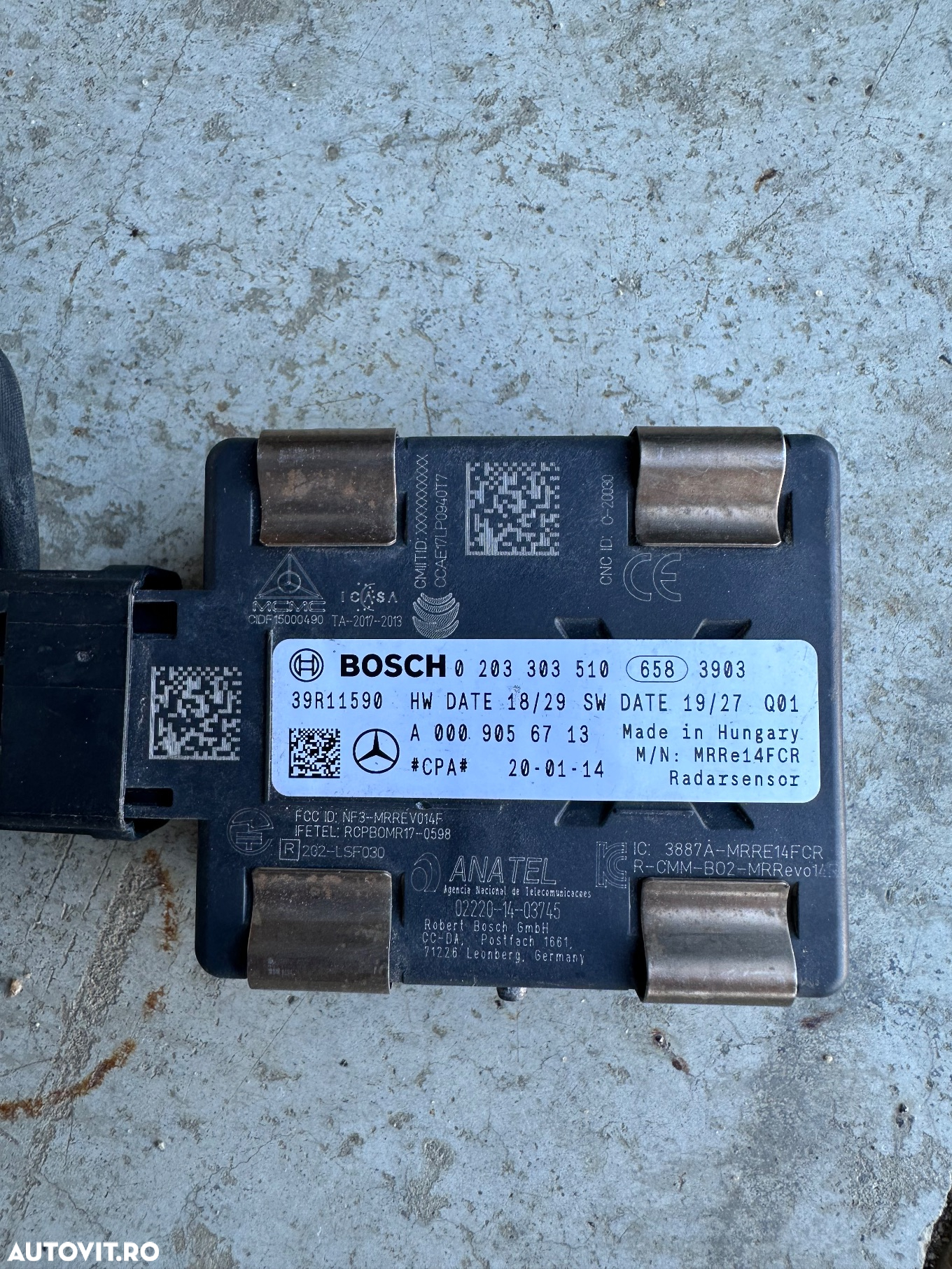 Senzor radar distronic Mercedes C W205 Glc W253 - 2
