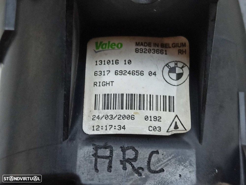 FAROL DE NEVOEIRO DIREITO BMW SERIE 1 BERLINA (E81/E87) 118D - 6
