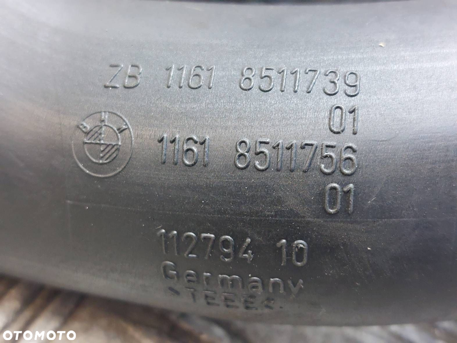 RURA POWIETRZA INTERCOOLERA BMW E90 2.0 D 7812619 8511739 - 2