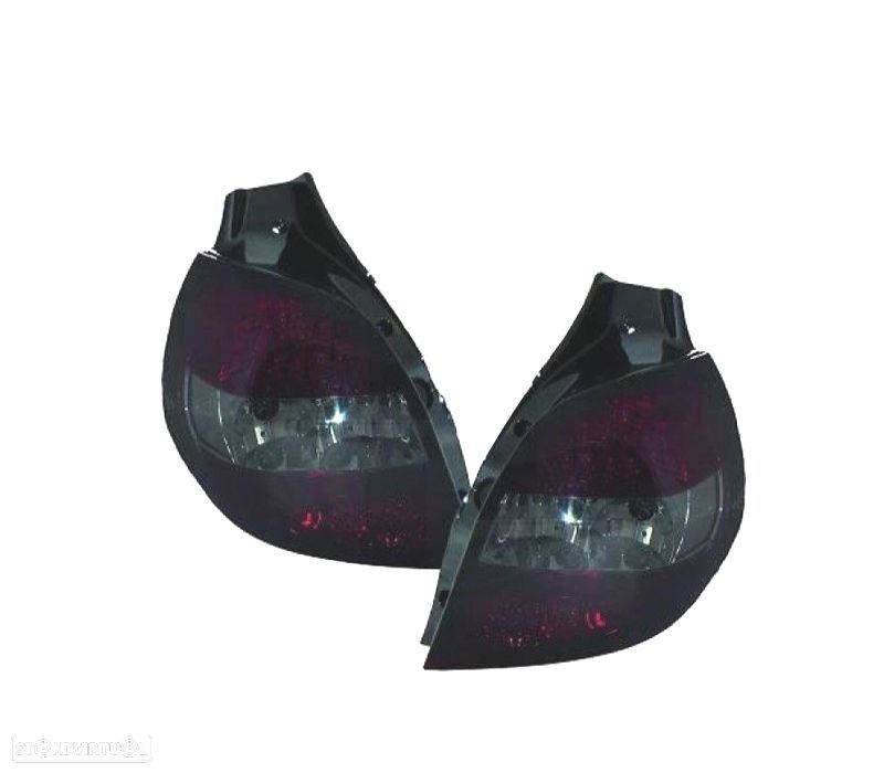 PILOTOS RENAULT CLIO III 05-09 LED FUMADOS - 1