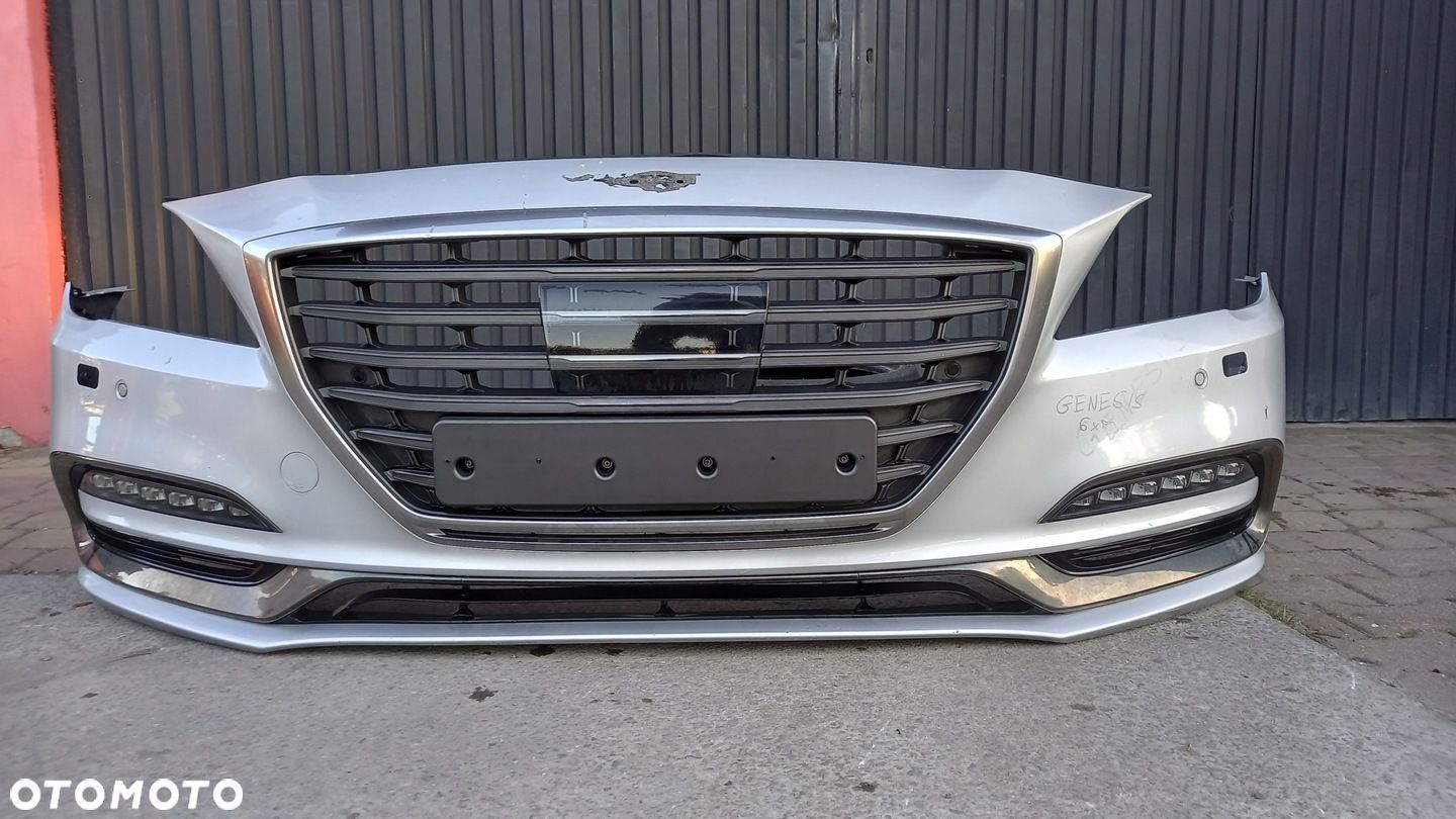 ZDERZAK PRZÓD PRZEDNI hyundai GENESIS G80 LIFT 2018- KOMPLETNY 6XPDC - 1