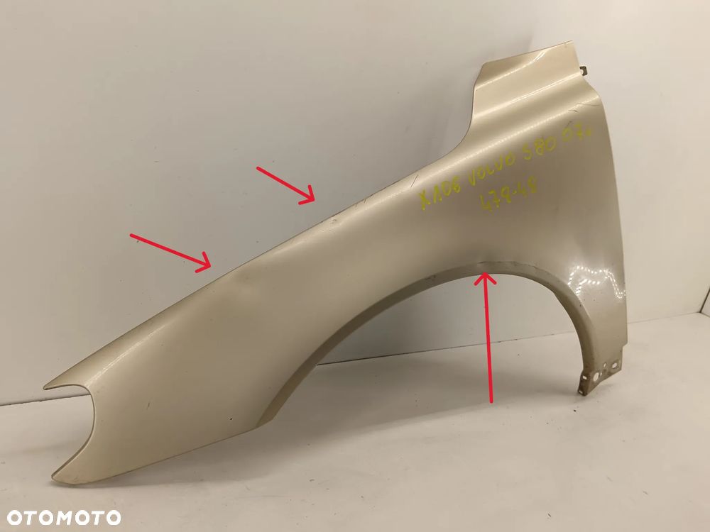 błotnik lewy przód przedni VOLVO S80 II 08-13 478/48 - 2