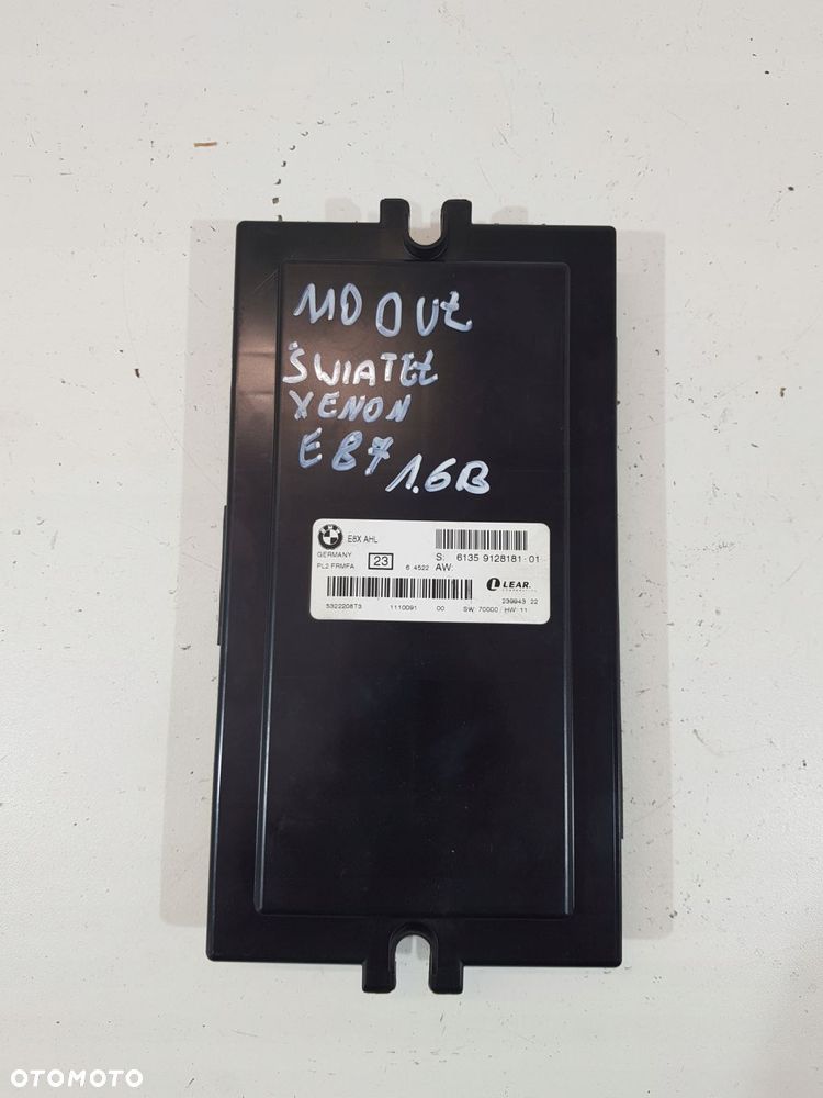 bmw seria 1 e87 moduł świateł xenon 9128181 2006 - 1