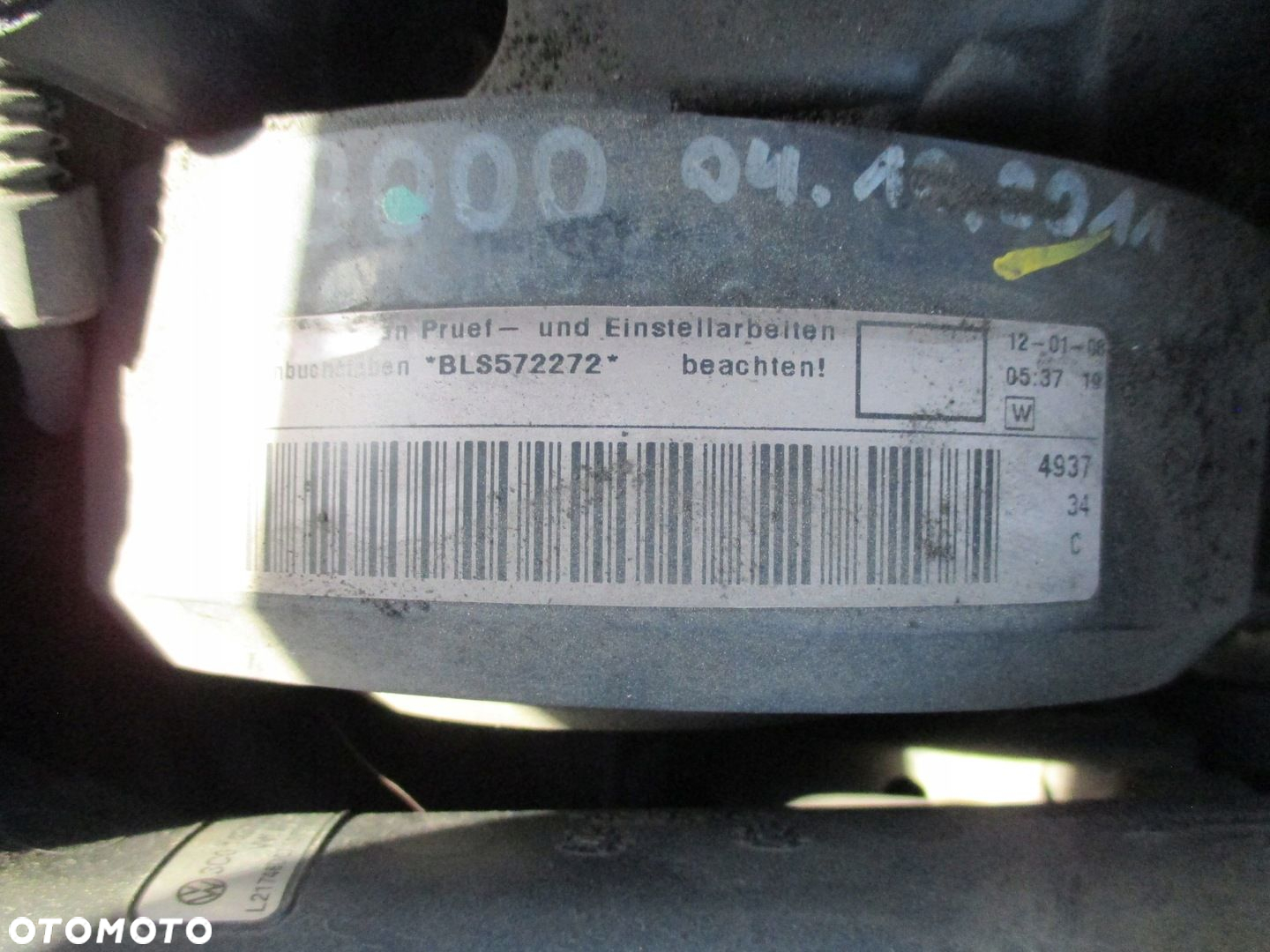 SILNIK KOMPLETNY VW GOLF V SKODA SEAT AUDI 1.9 TDI 105 KM BLS - 2