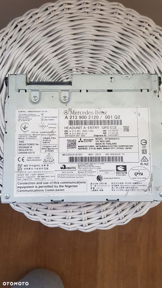 nawigacja radio a2139002120 mercedes w238 w213 - 7