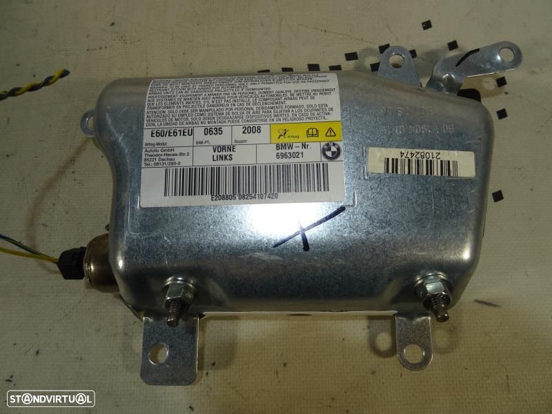 Airbag De Porta Esquerdo Bmw 5 Touring (E61)  601190501C / 601 1905 01 - 7
