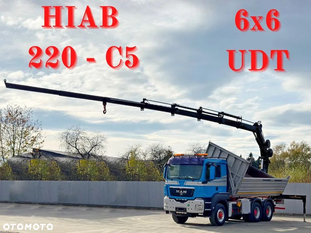 MAN TGS 26.480 * HIAB 220 - C5 + PILOT / 6x6 * STAN BDB - 1