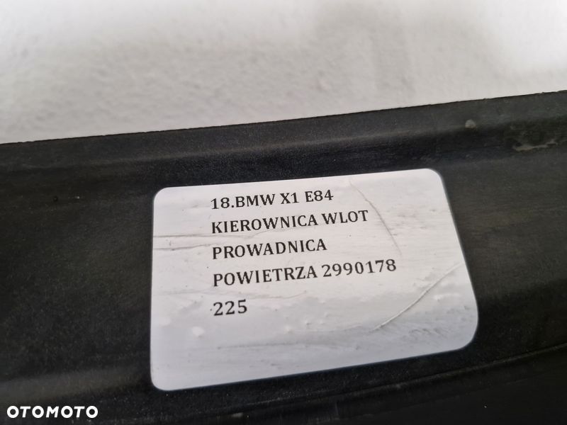 BMW X1 E84 KIEROWNICA WLOT PROWADNICA POWIETRZA 2990178 - 5