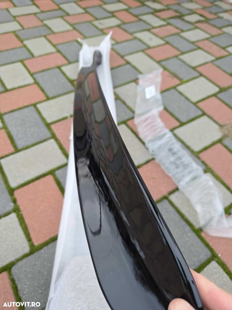 Eleron Luneta Lip Spoiler Geam VW Volkswagen Passat CC, Negru Lucios - 6