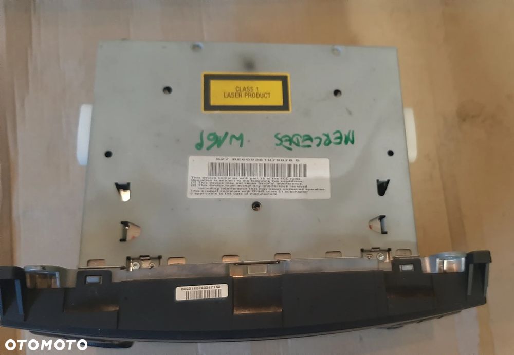 Radio Nawigacja MERCEDES W169 A1698704989    A2038270062 - 2
