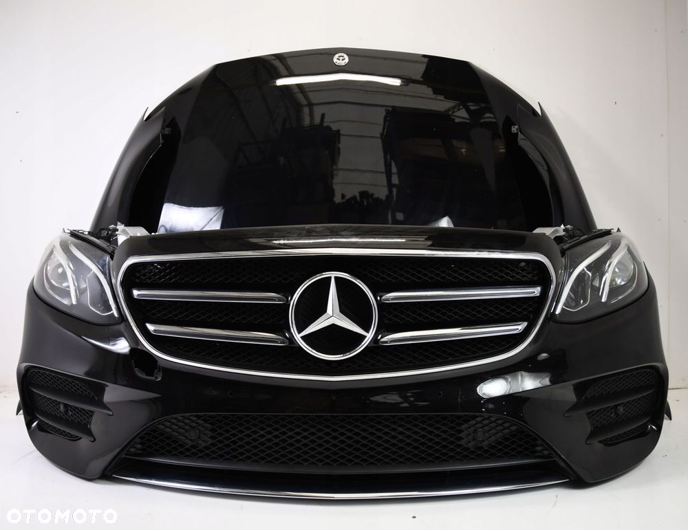 MERCEDES W213 AMG PRZÓD MASKA ZDERZAK CHŁODNICE LAMPY PRZEDNIE BŁOTNIKI PAS - 1