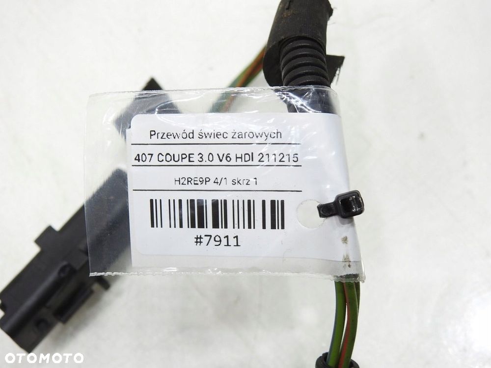 WIĄZKA INSTALACJA ŚWIEC ŻAROWYCH PRZÓD 407 3.0 HDI - 6