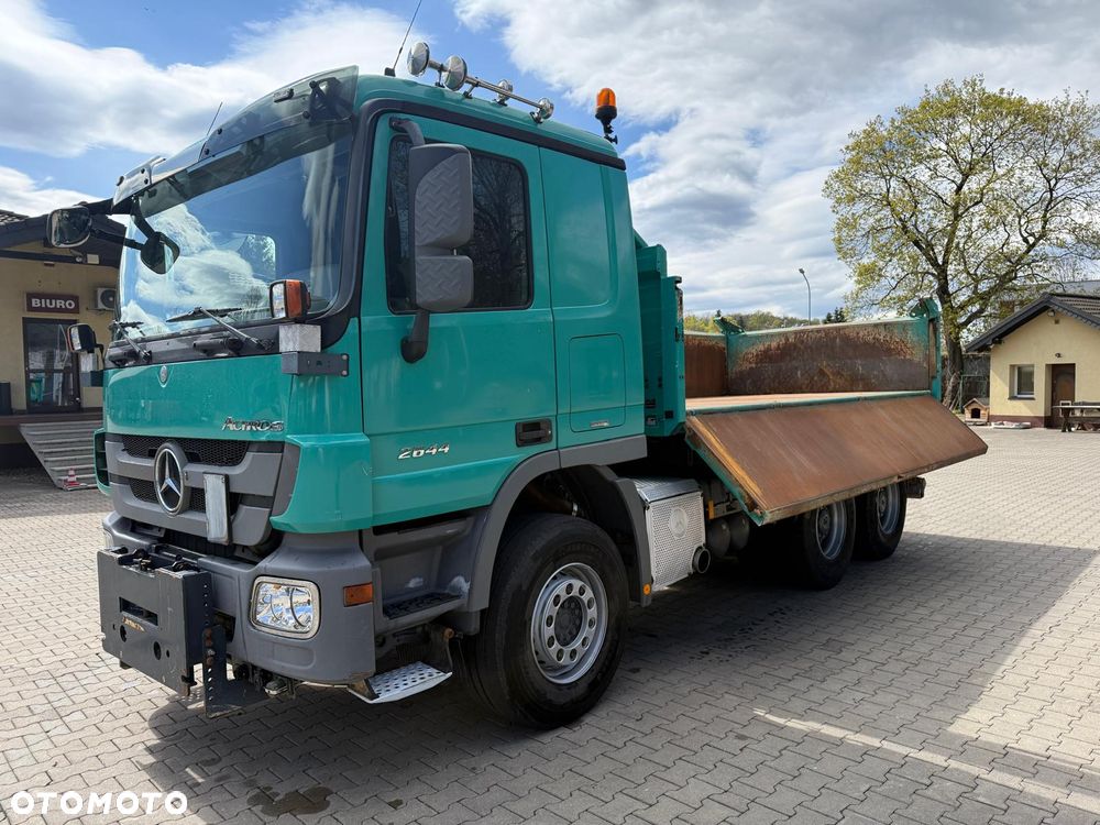 Mercedes-Benz 2644 ACTROS MP3 wywrotka 6x4, płyta pług, BORDMATIC - 2