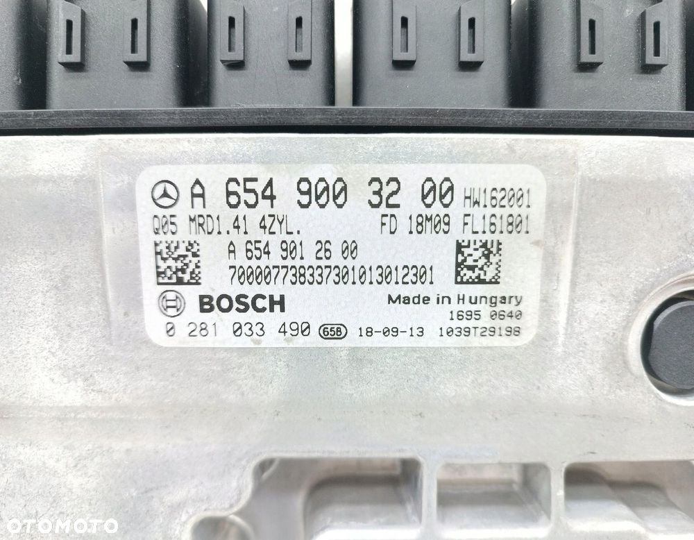 KOMPUTER SILNIKA STEROWNIK MERCEDES C220D W205 2.0 CDI A6549003200 - 2