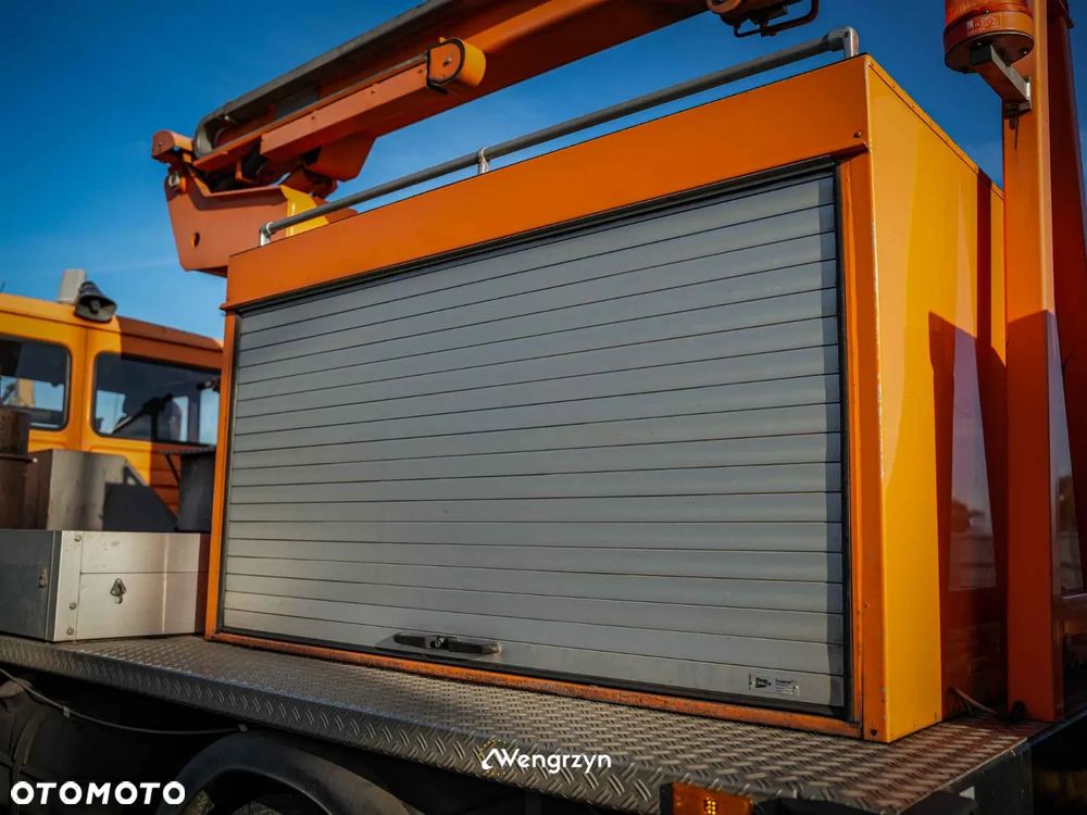 MAN MAN 14.170F Podnośnik koszowy - pojazd dwudrogowy do obsługi sieci trakcyjnej - 12