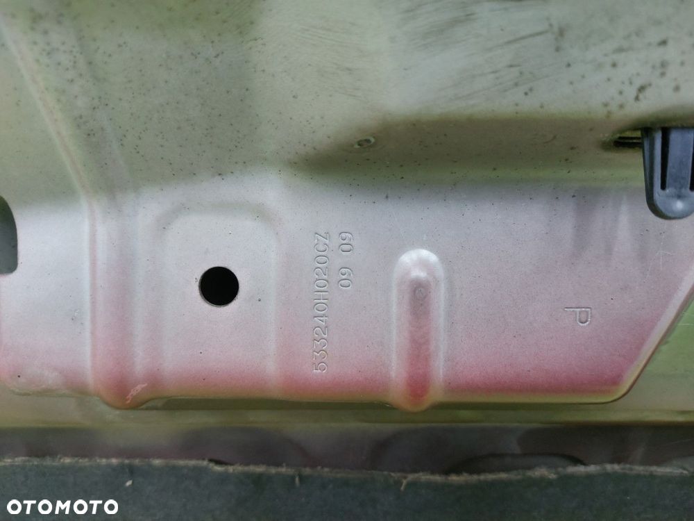 Maska KLAPA PEUGEOT 107 2008-2012 LIFT CzerwonA KJH - 8