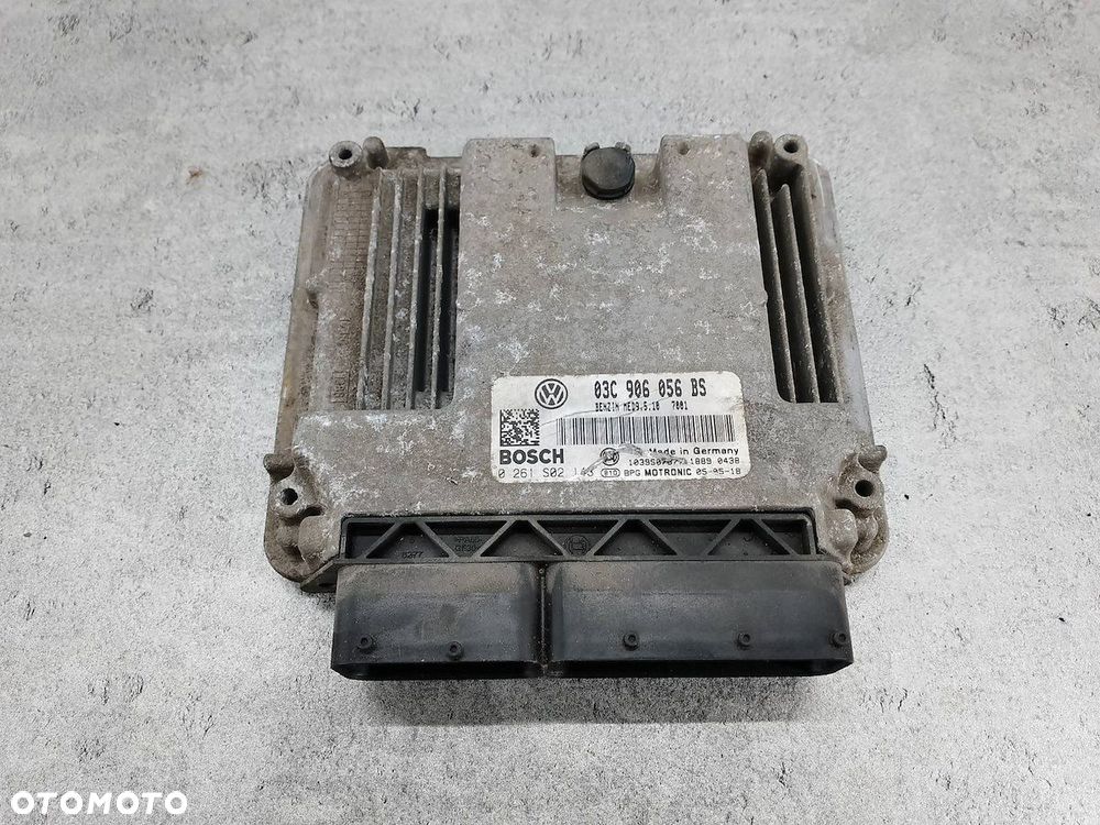 KOMPUTER, STEROWNIK SKODA OCTAVIA II 03C906056BS 0261S02143  1.6 FSI - 1