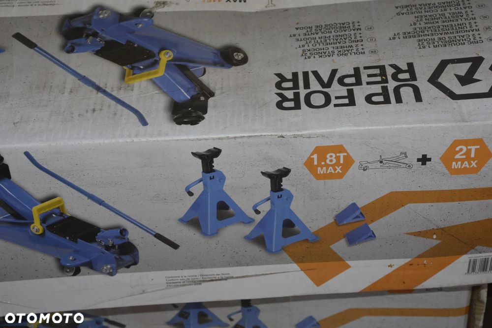 Podnośnik typu , żaba 1.8 T NOWY Norauto plus 2 kobyłki - 3